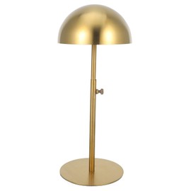 MAGICLULU Metal Wig Stand Holder Hat Stand Display, Dome Shape Hat Stand Adjustable Height Wig Head Holder Hat Storage Stand Freestanding Wig Stand for Decoration Display Storage