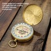 Compass Copper Luminous Rotatable Waterproof Direction Pointing Equipment for Outdoor