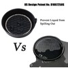 Amooca Car Cup Coaster Universal Non-Slip Cup Holders Bling Crystal