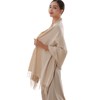 RIIQIICHY Winter Scarf for Women Beige Pashmina Shawls Wraps for
