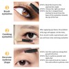 Disposable Lash Mascara Wands, 50PCS Bamboo Eyelash Mascara Brushes, Black