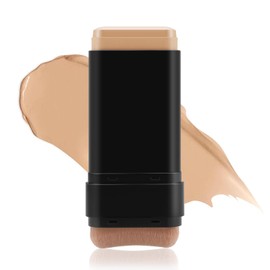 Boobeen Boobeen Full Coverage Foundation Stick, Cream Foundation Makeup mit Pinsel, Longwear Concealer und Contour Stick mit mattem Finish zum Abdecken von Unreinheiten