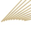 sourcing map 2mm x 300mm Brass Round Rod, Metal Solid