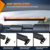 Nilight 144LED Traffic Advisor Strobe Light Bar with Controller Amber