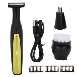 Portable Men Electric Beard Shaver Nose Hair Trimmer Waterproof Facial Cleaning MachineBeard Shaver
