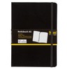 Idena 209284 DIN A5 notebook, FSC mix, ruled, cream-coloured paper,