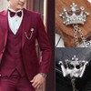Brooches Pin for Men Shirts Collar Chain Brooch Pin Lapel