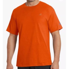 Champion NWT Champion Classic Jersey T-Shirt Men's SS Crewneck Tee Spicy Orange Sz 5xl