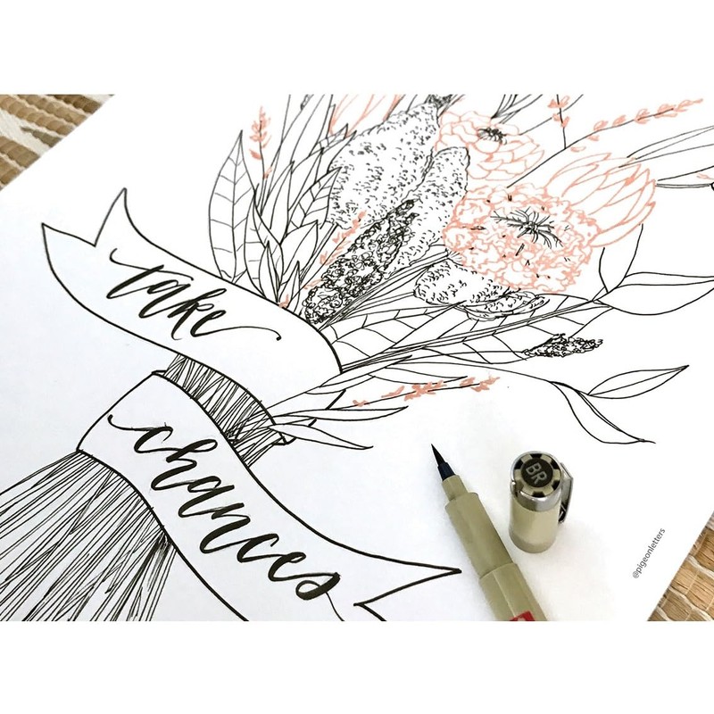 SAKURA Pigma Brush - Rose