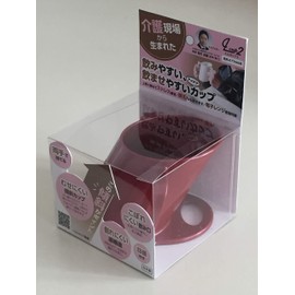 Lcup2 El Cup Easy Drink El Cup Red 4.5 x 4.8 inches (11.4 x 12.1 cm)