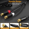 HOSONGIN RCA Splitter 1 Female to 2 Female Audio Cable