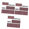 ULTECHNOVO 306pcs Sanding Drum Bands Nail Drill Kit Includes Sleeves