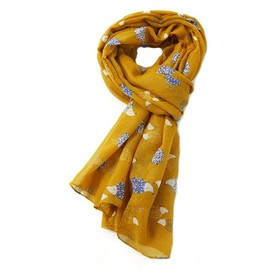 LilyRosa® Hedgehog Scarf Grey Mustard Olive Turquoise Soft Ladies Wrap