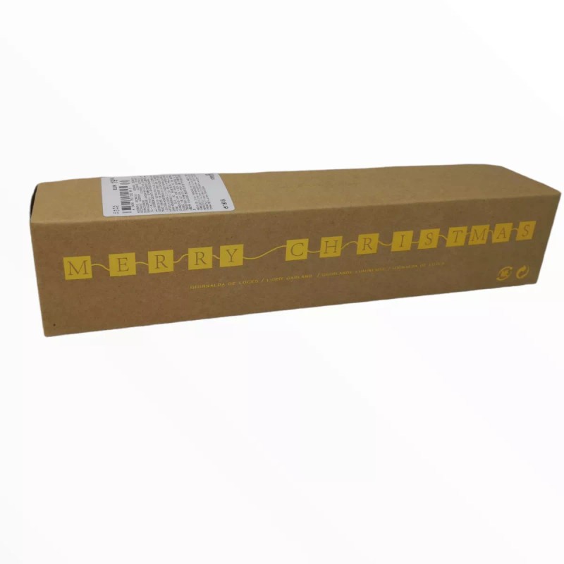 Comecializadora Sesuconsa Cajita Madera Led Bateria Guirnalda Luces Feliz Navidad