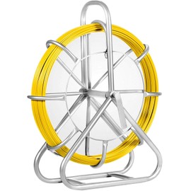 Fish Tape Fiberglass Reel Wire Cable Running Rod Duct Rodder Fishtape Puller 6mm (6mm)