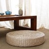 Hand Made Plaited Futon Mat Bulrush Mat Floor Mat Round
