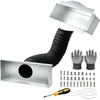 4 Inch Toe Kick Vent Duct Kit, Under Cabinet HVAC