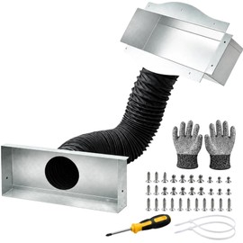 4 Inch Toe Kick Vent Duct Kit, Under Cabinet HVAC Airflow Redirect Kit