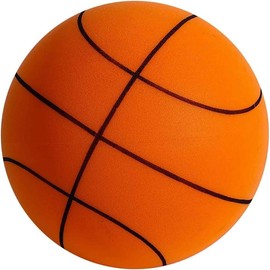 Silent-Basketball, Silent-Basketball-Dribbling-Indoor, Quiet Foam-Basketball, Mute Basketball, Indoor Training Basketball Gift for Youth Athletes No.7（18cm 21cm 24cm） - size: 18cm