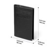 Otto Angelino Leather Passport Holder - RFID Blocking - Unisex,