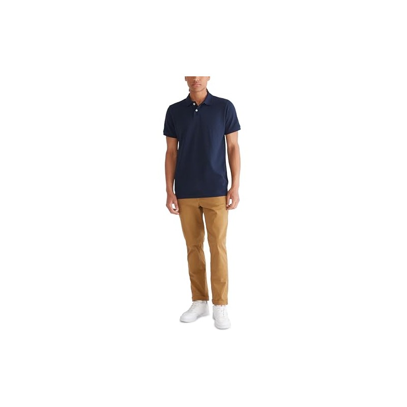 AEROPOSTALE Men's Polo, Deep Navy, Small