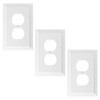 Questech Outlet Covers, Single Duplex Wall Plates 1-Gang Switch Plates