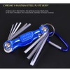 Folding Hex Key Set Metric and Inch Torx Hex Screwdriver