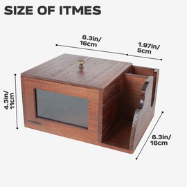 PUNNIO 3 in 1 Coffee Filter Holder, Coffee Filters Storge Organizer with Lid for Home Kitchen Barista