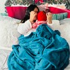 Bedsure Fleece Blanket Sofa Throw - Versatile Blanket Fluffy Soft