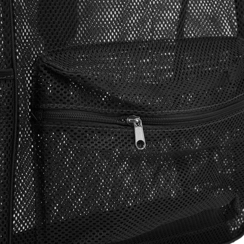 Mesh Backpack Heavy Duty Lightweight Large Capacity Washable See Through
