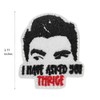I Have Asked You Thrice Office Meme Embroidered Iron On