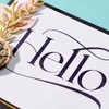 Spellbinders Hello Betterpress Plate, Metal, ONE