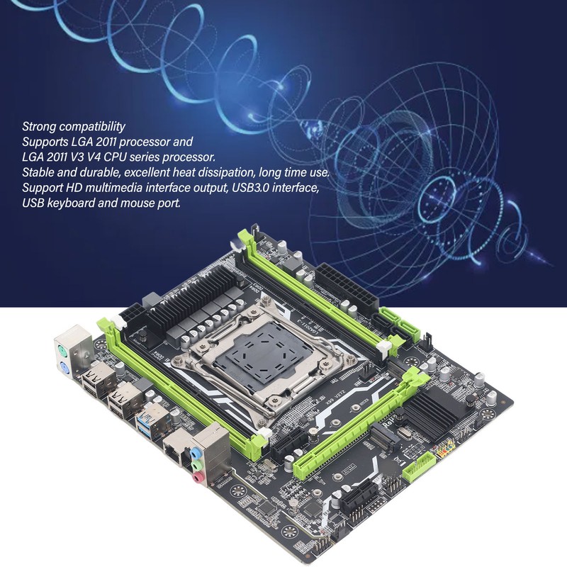 X99 V2 Computer Motherboard LGA 2011 V3V4 Computer Gaming Mainboard