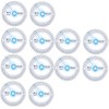 12 Pcs Protractor Drafting Tool Circle Measuring Ruler Multi-function Ruler