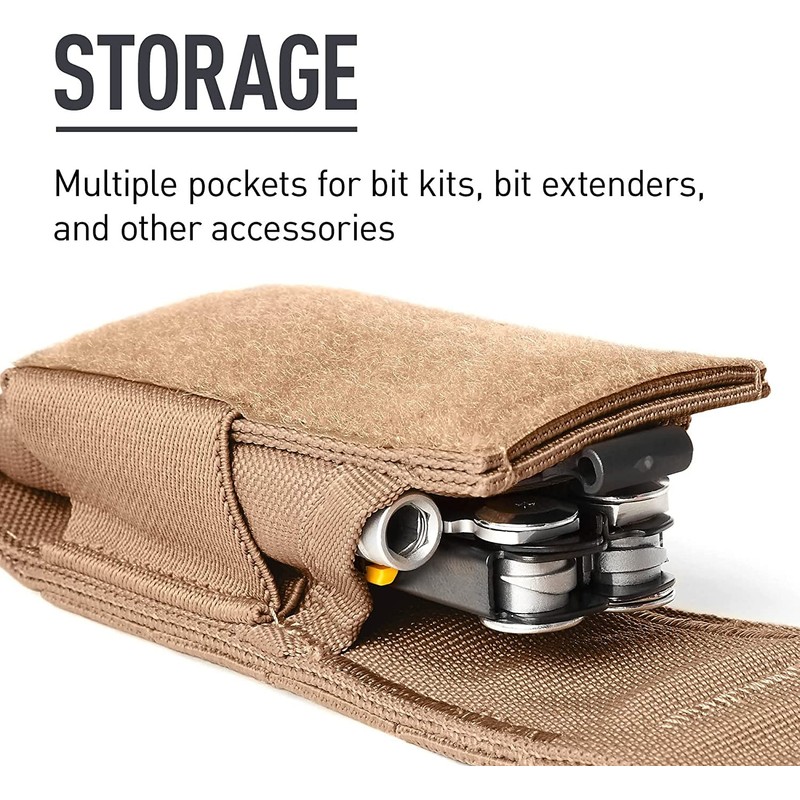 Leatherman Werkzeug-Tasche in Braun – Größe XL – Geeignet für