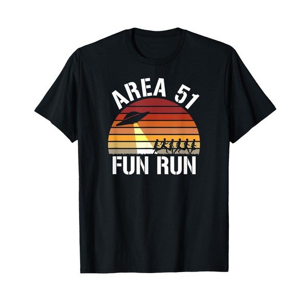 Area 51 Fun Run T-Shirt I Aliens UFO Roswell Alien