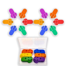 12 Pack New and Improved Manual Easy Can Opener Soda Beer Can Openers Plastic Beverage Can Cover Protector for Pop Coke Aluminum Beverage Drink Shields for Can Colorful Can Tab Cover Tool (With Box)