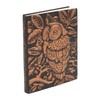 Millya Faux Leather Hardcover Notebook Owl Pattern Embossed Travel Journal