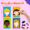 Magnetic Face Games, 55 PCS Giggle Face Magnetic Play Set-4