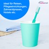 Wellsamed Wellsabrush Pack of 100 Disposable Toothbrushes Impregnated with Toothpaste
