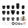 Hibbent 15 Pieces Pull Down Kitchen Faucet Head Adapter Kits