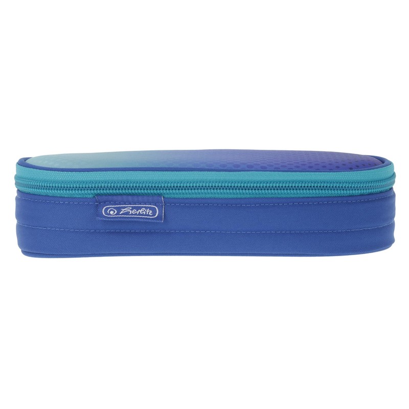 Herlitz Pencil Case Dip Dye Blue/Turquoise, blue, Casual