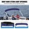 3Bow Bimini Top Storage Boot Cover with Light Hole Bimini