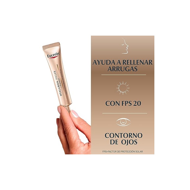 Eucerin Hyaluron Filler Elasticity Contorno De Ojos Fps 15ml