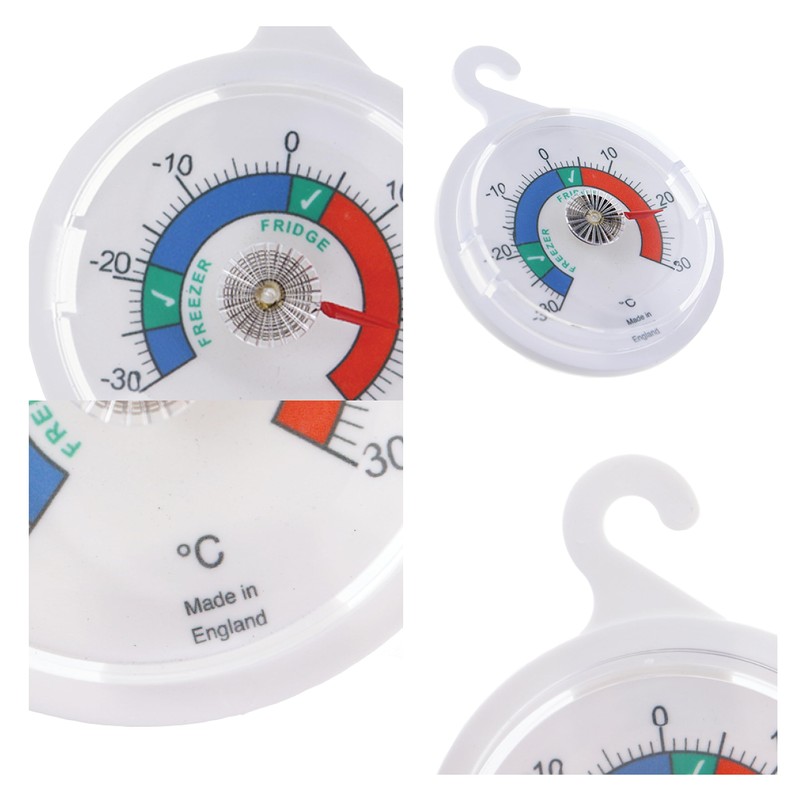 Fridge Thermometer Dial Refrigerator Thermometer 65 mm Dial Fridge Freezer