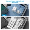 Power Strip with USB, FDTEK Flat Plug Extension Cord with