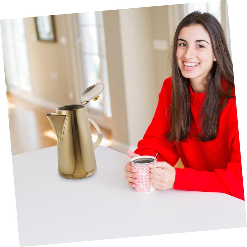 NOLITOY Stainless Steel Cold Water Kettle Elegant Design with Ergonomic