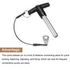 TA-VIGOR T Handle Lock Pins, 10mm Dia 50mm Length Stainless