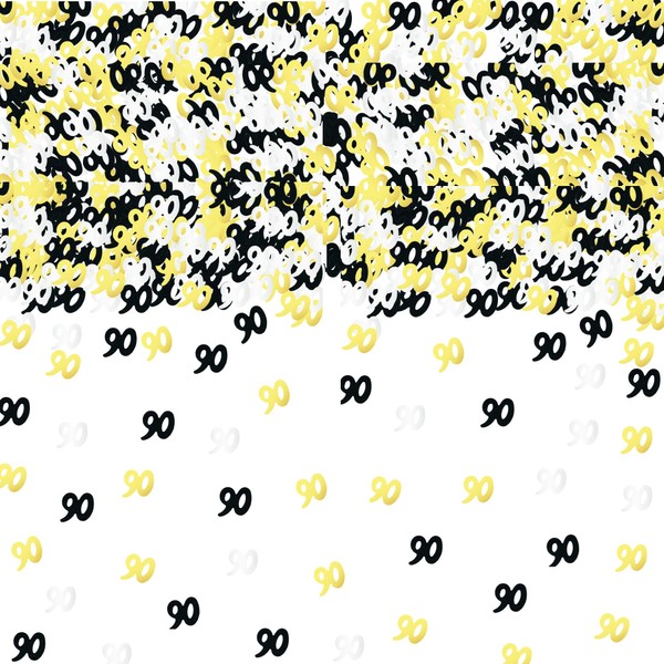 90 Confetti Birthday Party Confetti Number 90 Sequins 90th Anniversary