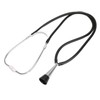 Fetal Stethoscope Monitoring Aluminum Alloy Soft Fetal Heart Stethoscope Black